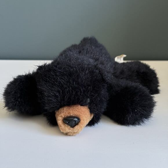 Wildlife Artists Small Black Bear Stuffed Animal Plush Stand Toy 2013- 7in T81 - Picture 1 of 9